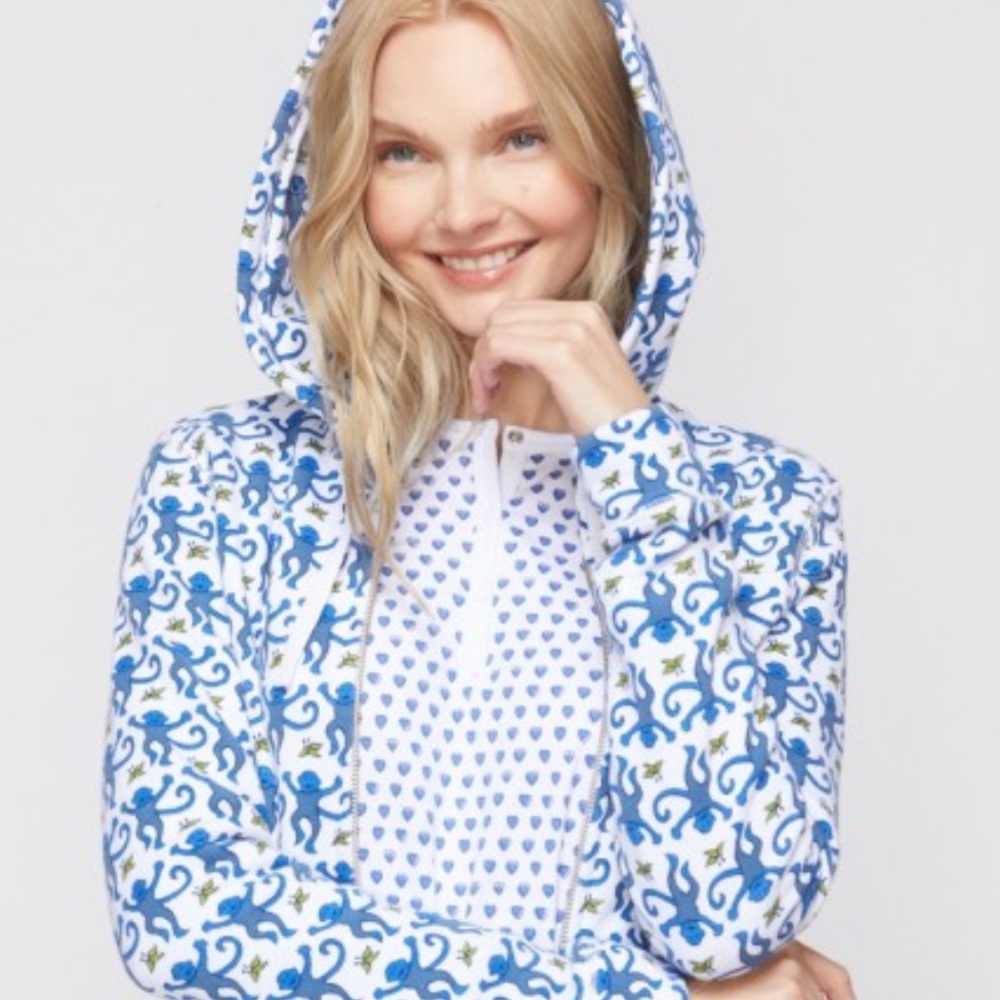 Roberta Roller Rabbit Monkey Harley Hoodie